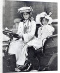 Millicent, Duchess of Sutherland and her daughter at the first meeting of the Ladies Automobile Club, 1903 by English Photographer