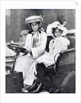 Millicent, Duchess of Sutherland and her daughter at the first meeting of the Ladies Automobile Club, 1903 by English Photographer