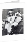Millicent, Duchess of Sutherland and her daughter at the first meeting of the Ladies Automobile Club, 1903 by English Photographer