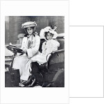 Millicent, Duchess of Sutherland and her daughter at the first meeting of the Ladies Automobile Club, 1903 by English Photographer