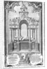 The Monument of Queen Elizabeth in Westminster Abbey by Hubert (after) Gravelot