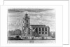 The South Prospect of the Church of St. Clements Danes, London by Johannes Kip