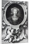 Anne of Cleves, engraved by Jacobus Houbraken, 1740 by Hans (after) Holbein the Younger