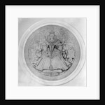 Design for the obverse of Queen Elizabeth I's Great Seal of Ireland, c.1584 by Nicholas Hilliard