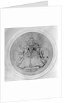 Design for the obverse of Queen Elizabeth I's Great Seal of Ireland, c.1584 by Nicholas Hilliard