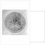 Design for the obverse of Queen Elizabeth I's Great Seal of Ireland, c.1584 by Nicholas Hilliard