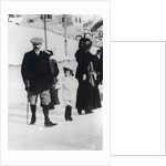 Archduke Franz Ferdinand of Austria with one of his children by Photographer Austrian