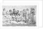 The Famous Battle Between Richard Humphreys and Daniel Mendoza, January 9th 1788 by James Gillray