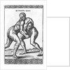 Turkish Wrestlers by French School