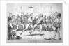Sparring, 1817 by Isaac Robert Cruikshank