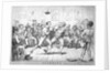Sparring, 1817 by Isaac Robert Cruikshank