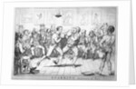Sparring, 1817 by Isaac Robert Cruikshank