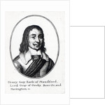 Henry Grey, 1st Earl Stamford by Wenceslaus Hollar