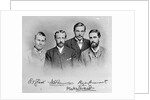 E.J. Glave, W.G. Parminter, Herbert Ward and Roger Casement by English Photographer