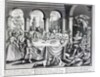 The diabolical maskquerade, or the the dragons-feast as acted by the Hell-Fire-Club, at Somerset House in the Strand, c.1721 by English School
