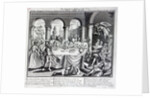 The diabolical maskquerade, or the the dragons-feast as acted by the Hell-Fire-Club, at Somerset House in the Strand, c.1721 by English School