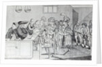 A Bond and Judgement, Sir John Fielding presiding over the Bow Street Court, 1779 by English School