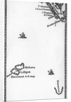 Map of Lilliput and Blefuscu by English School