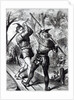 Robin Hood and Little John by English School