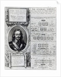 Portrait of King Charles I with diagrams showing the formation of his troops during the Bishops' War, c.1639 by Wenceslaus Hollar