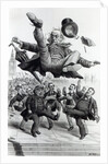 Gladstone being kicked out of parliament, c.1894 by Tom Merry