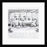 The Council of War in 1756 by English School