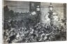 Bread Riot at the entrance to the House of Commons in 1815 by English School
