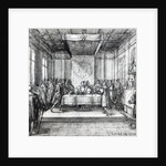 Henry VIII in his privy chamber by Hans Holbein The Younger