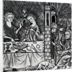 Lazarus at the rich man's gate by French School