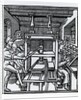 Printing press by German School
