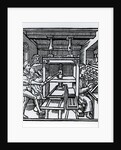 Printing press by German School