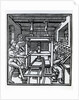 Printing press by German School