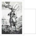 Frontispiece to 'The Life and Strange Surprizing Adventures of Robinson Crusoe of York, Mariner' by Daniel Defoe, 1719 by English School
