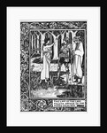 The Lady of the Lake telleth Arthur of the sword Excalibur, 1893-94 by Aubrey Beardsley