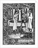 The Lady of the Lake telleth Arthur of the sword Excalibur, 1893-94 by Aubrey Beardsley