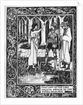 The Lady of the Lake telleth Arthur of the sword Excalibur, 1893-94 by Aubrey Beardsley