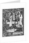 The Lady of the Lake telleth Arthur of the sword Excalibur, 1893-94 by Aubrey Beardsley