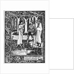 The Lady of the Lake telleth Arthur of the sword Excalibur, 1893-94 by Aubrey Beardsley