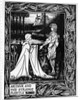 Arthur and the strange mantle, 1893-94 by Aubrey Beardsley