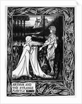 Arthur and the strange mantle, 1893-94 by Aubrey Beardsley