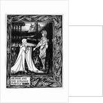 Arthur and the strange mantle, 1893-94 by Aubrey Beardsley