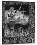 How Sir Bedivere Cast the Sword Excalibur into the Water, 1893-94 by Aubrey Beardsley