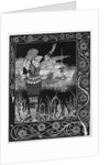 How Sir Bedivere Cast the Sword Excalibur into the Water, 1893-94 by Aubrey Beardsley