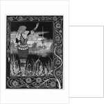 How Sir Bedivere Cast the Sword Excalibur into the Water, 1893-94 by Aubrey Beardsley