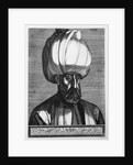 Suleiman the Magnificent, engraved in Constantinople, 1559 by Melchior Lorck