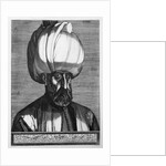 Suleiman the Magnificent, engraved in Constantinople, 1559 by Melchior Lorck
