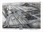 Chatsworth House, engraved by Johannes Kip by Leonard (after) Knyff
