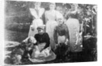 Sophia Farrell and maids, 1899 by English Photographer