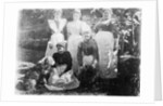 Sophia Farrell and maids, 1899 by English Photographer