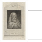 Portrait of William Caxton and his Printer's mark by English School